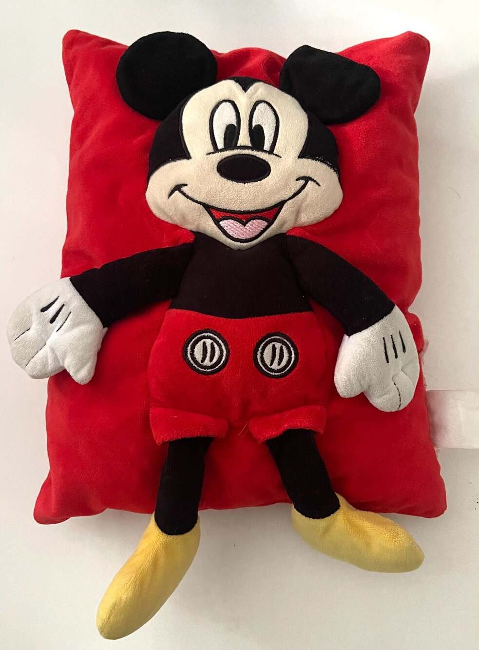 Jay Franco Disney Mickey Mouse 3D Plush Snuggle Pillow